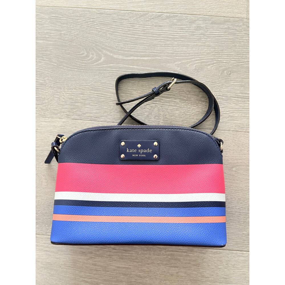 Kate Spade Grove Street Millie Stripe Crossbody Bag Small Purse